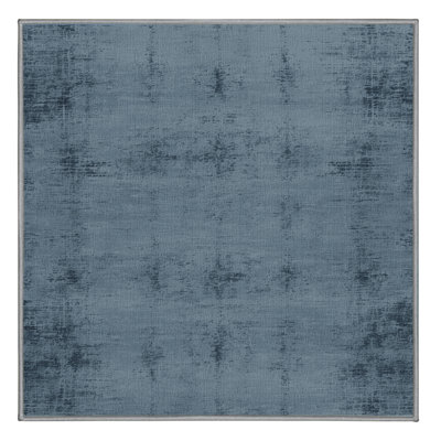 Machine Washable Abstract Gray Area Rug