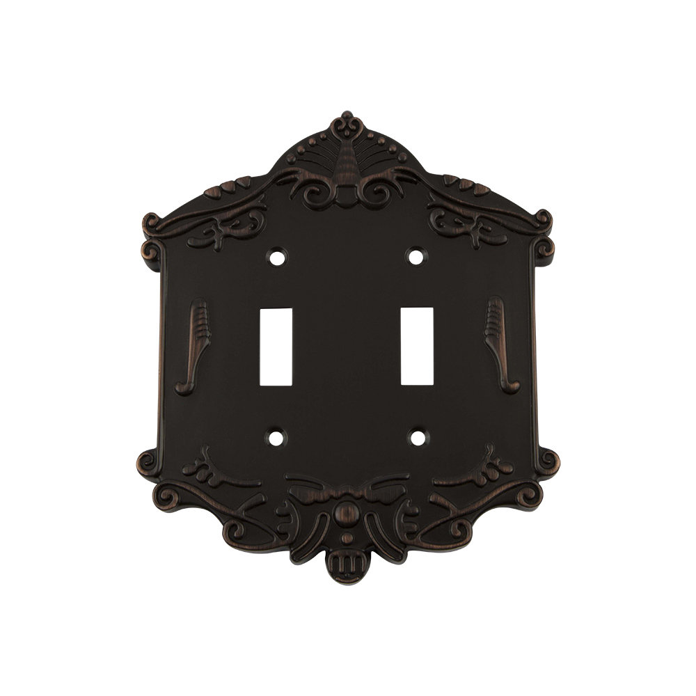 Nostalgic Warehouse Victorian 2-Gang Toggle Light Switch Wall Plate ...