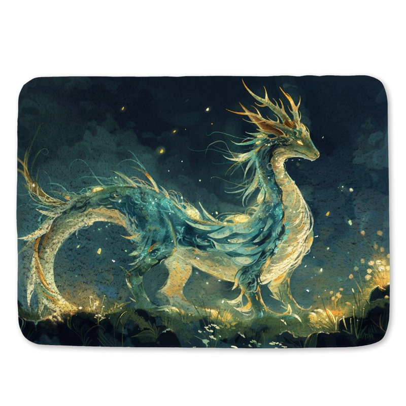Keymi Microfiber / Microsuede Non-Slip Bath Mat, 17"W x 24"L