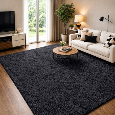 Soft Fluffy Living Room Large Area Rug