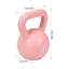 Pink 5lbs Strength Training Kettlebell with Non-Slip Handle