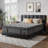 Jarrettsville 14" Firm and Comfortable Hybrid Mattress with Gel Memory Foam & Pressure Relief-2144335378