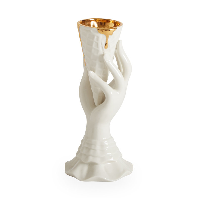 Vase doré I-Scream Muse