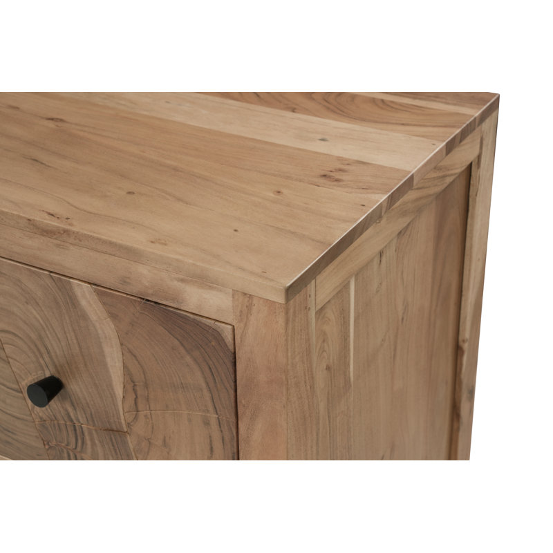 Commode 6 tiroirs en bois massif
