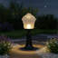 Luminaire d'extérieur à fixation sur pilier 1 lumière Lycius