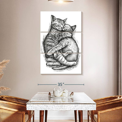 Deux chats câlins Brampt