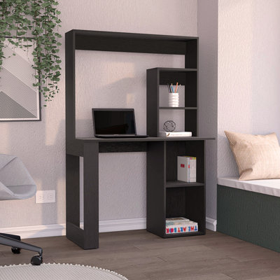 Maine Desk With Hutch and  Shelves