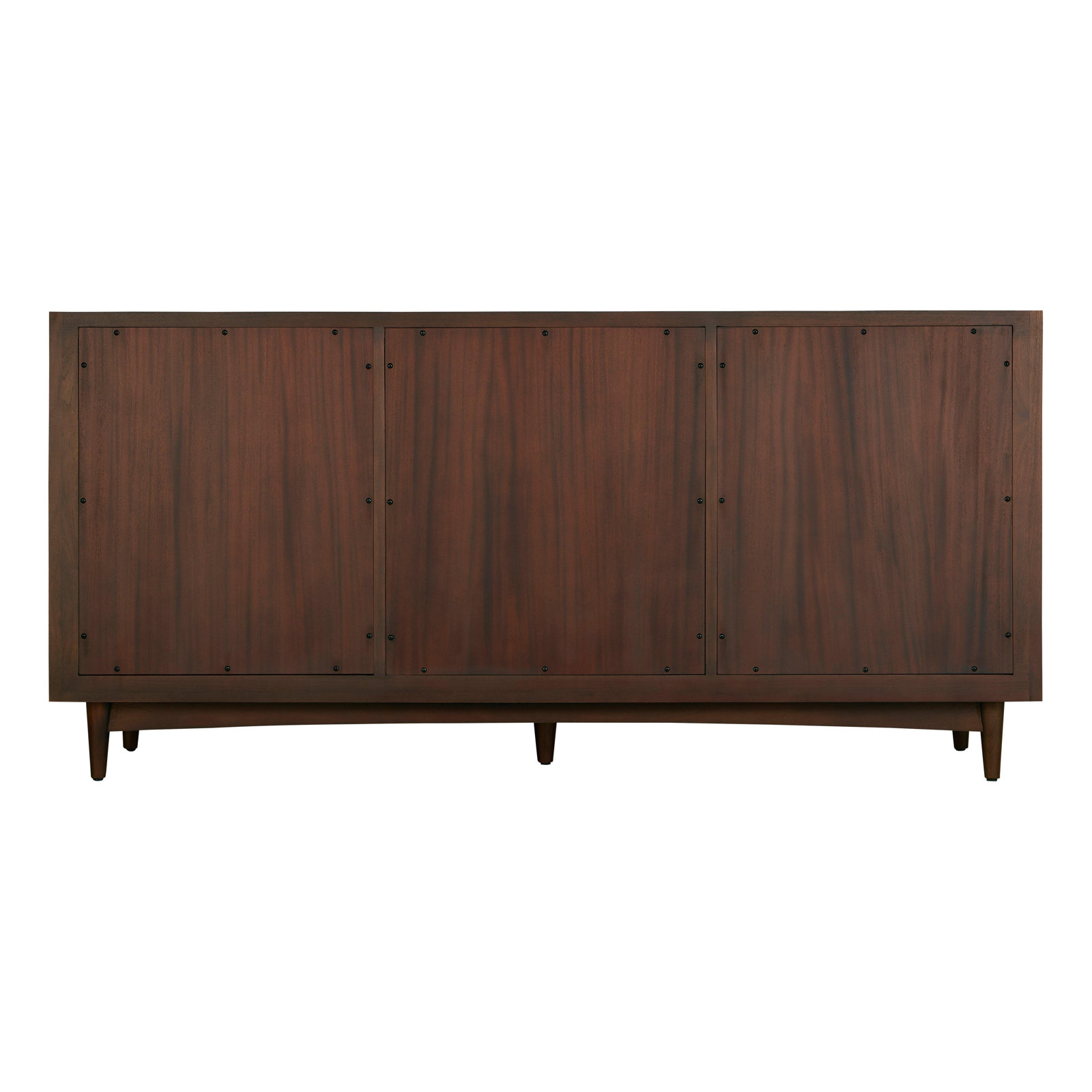 Delavan 72" Mahogany Double Bathroom Vanity, Feathered White Quartz