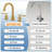 2-handle Bathroom Faucet with Drain Assembly-66125502