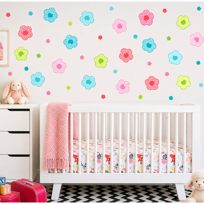 Plants & Flowers Non-Wall Damaging Wall Decal, Scheme B