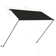 Dakota Fields 250cm W x 150cm D Fabric Cover Retractable Patio Awning