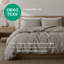 Ensemble de housse de couette 100% lin français - 3 pièces de literie en lin délavé avec fermeture à glissière et taies d'oreiller-86787311-89190044