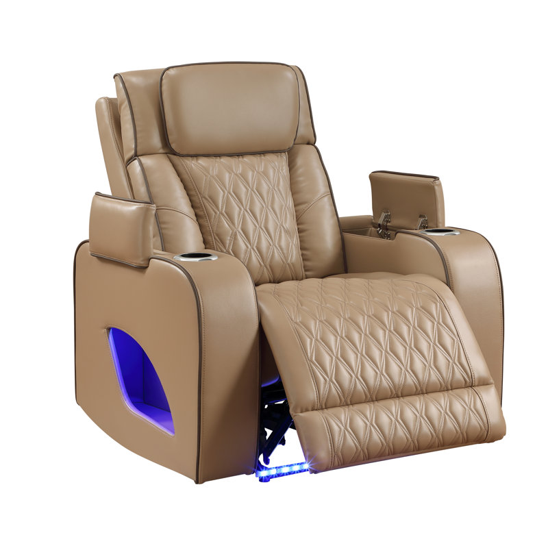 Fauteuil inclinable Nostrand Caramel, Caramel