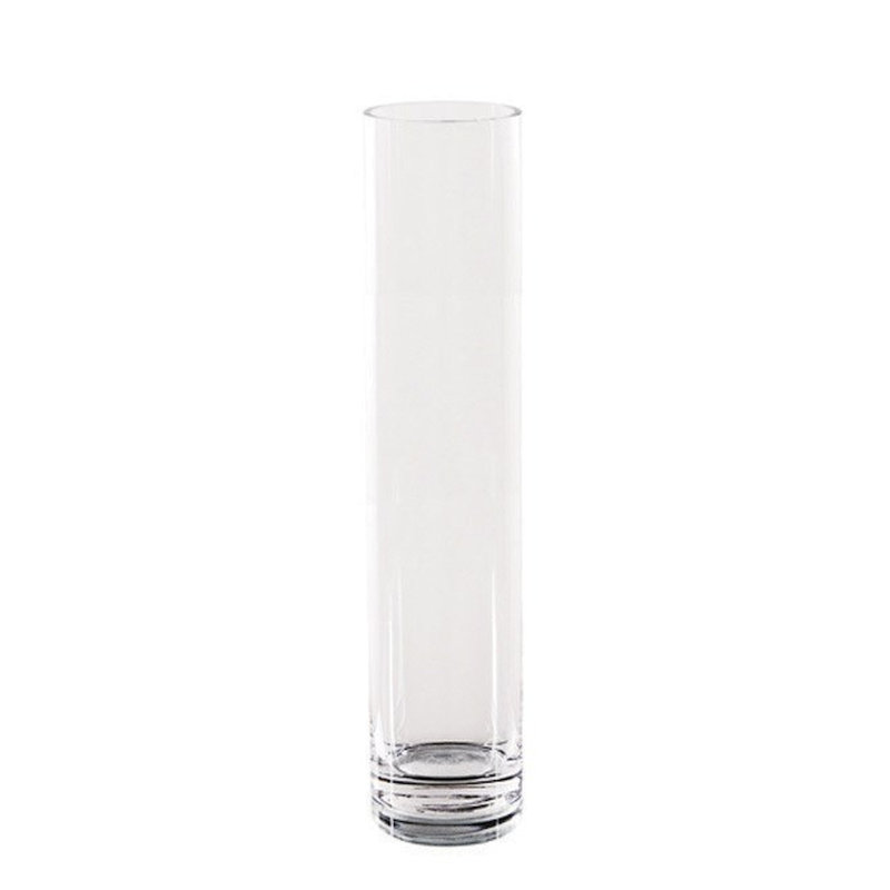 Vase cylindrique, H 16 po x l 4 po x P 4 po