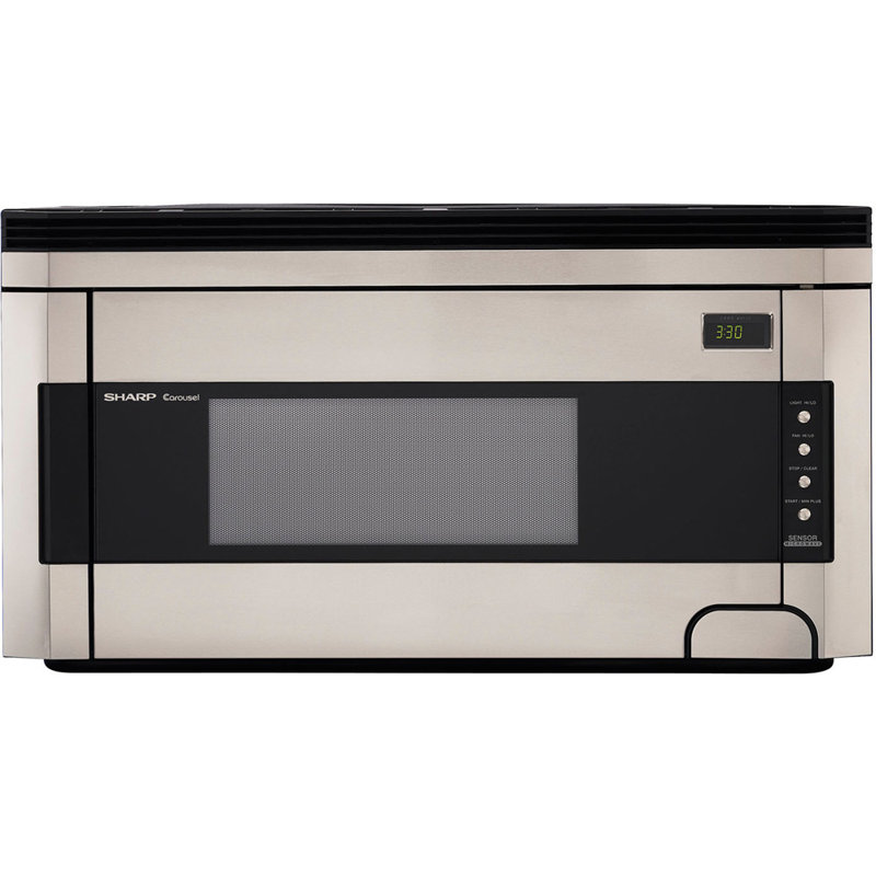Sharp 1.5 Cubic Feet 1000 Watt Over The Range Microwave with Sensor Cooking