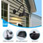 Toril Black Finish Outdoor Dusk to Dawn Wall Barn Lights Set-676438349