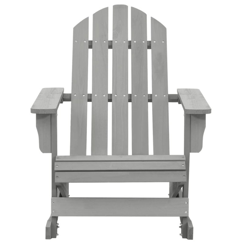 Chaise de jardin Adirondack, gris