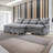 106" U Shaped Sectional Sofa Set with Storage Ottoman & USB Ports, Modular Cloud Couch with Chaise Lounge & Pillows-531142180