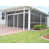 White Frame/Charcoal Fiberglass Screen Mesh