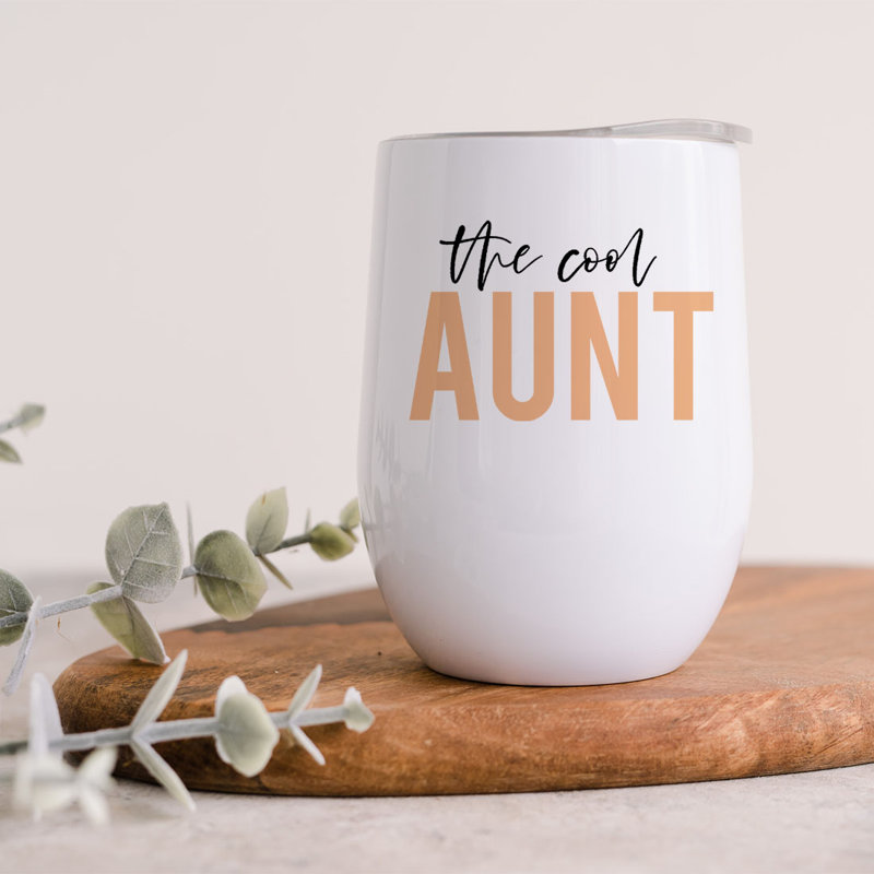 Gobelet à vin en acier inoxydable 12 oz Aunt
