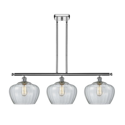 Luminaire suspendu linéaire à 3 lumières pour îlot de cuisine Monténégro