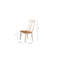  Ensemble de salle à manger 5 pièces rectangulaire en bois massif extensible de couleur crème et brun avec rallonge à levier 18 "(4 à 6 personnes)-803625322-803625323-803625320
