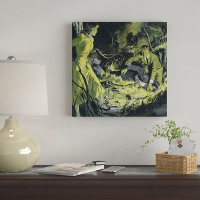 « détective xii » par ernest chiriacka, impression sur toile tendue