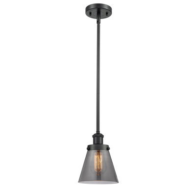 Mini-luminaire suspendu avec tige 6 po Ballston Urban Cone