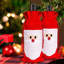 5 PCS père Noël, couvre-bouteilles de vin, bonhomme de neige, fête de table, décoration de Noël