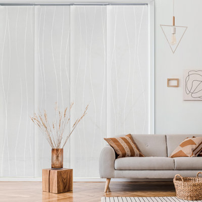 Semi Sheer Paper Vertical blind