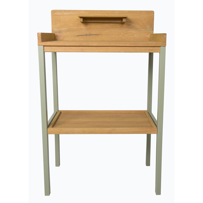 Lillie Eucalyptus Potting Bench, Teak