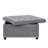 30" Square Tufted Storage Ottoman With Nailhead Trim, Upholstered Cocktail Ottoman With Hidden Storage - Light Gray-1344299148