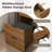 Vanity Desk With Lighted Mirror, Flip Top Makeup Dressing Table With One Stool For Bedroom, Dressing Room
