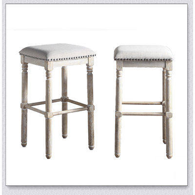Tabouret en bois Arnhem, ensemble de 2