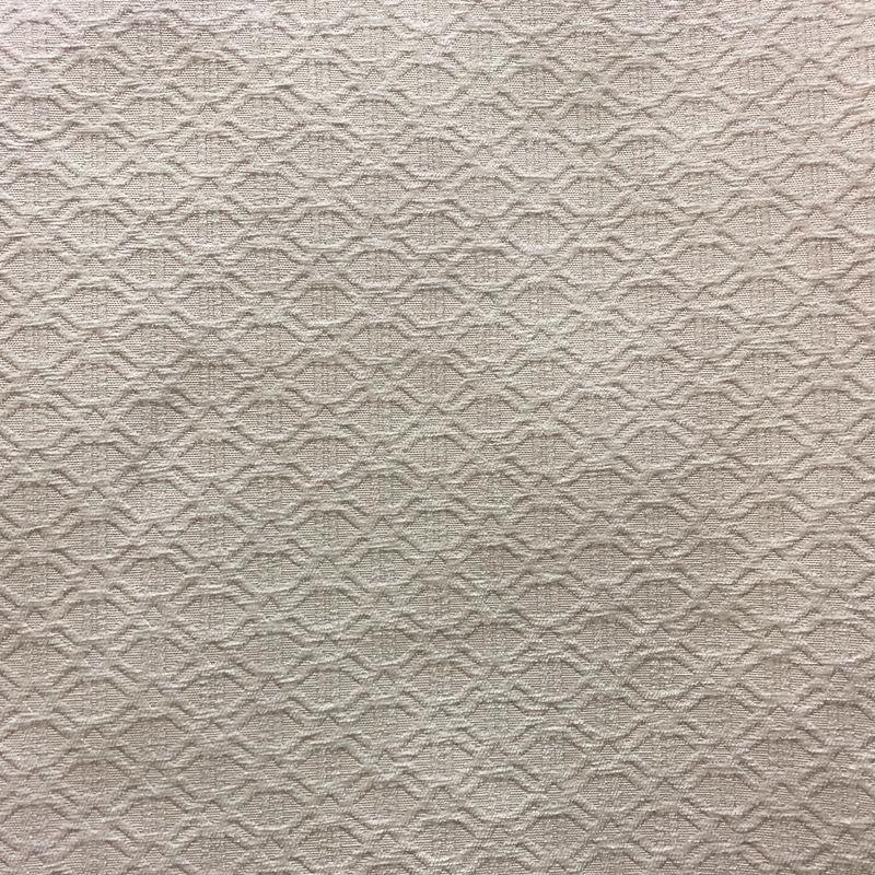 Geometric Fabric, White