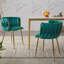 Chaise d'appoint rembourrée en velours Evanni-333893692-316044269