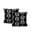 Housse et insert de coussin décoratif intérieur / extérieur en mélange de polyester-2092628894-2092628895