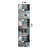 Fanton Modern Abstract Performance Gray/Ivory/Blue Area Rug-2030505435