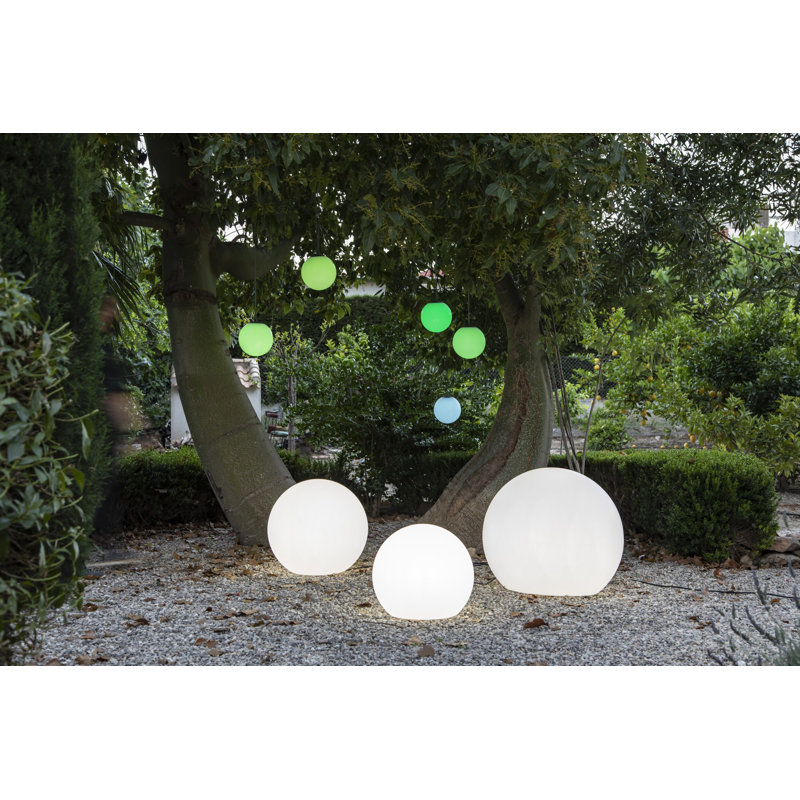 Plug-in Integrated LED Outdoor Globe Light, 32" H x 28" W x 28" D