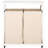 Wood Rolling Laundry Hamper