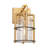 Barnesbury - 1-Light Wall Sconce - Brass/Black