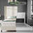 Crofford Upholstered Wingback King Size Platform Bed,Cream-1799431266-1799431277
