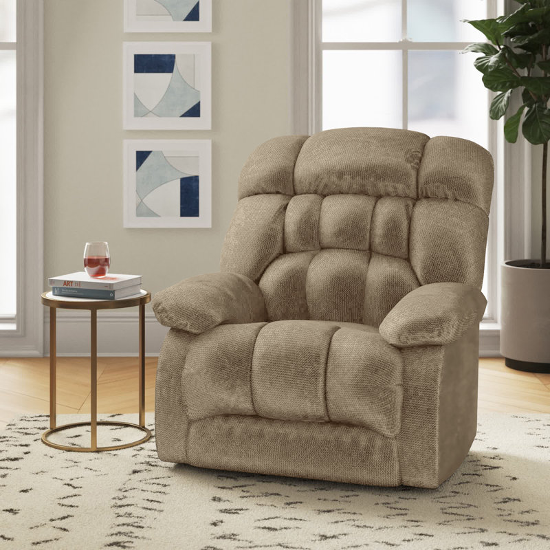Daly Upholstered Recliner, Manual, Rocker, Chateau