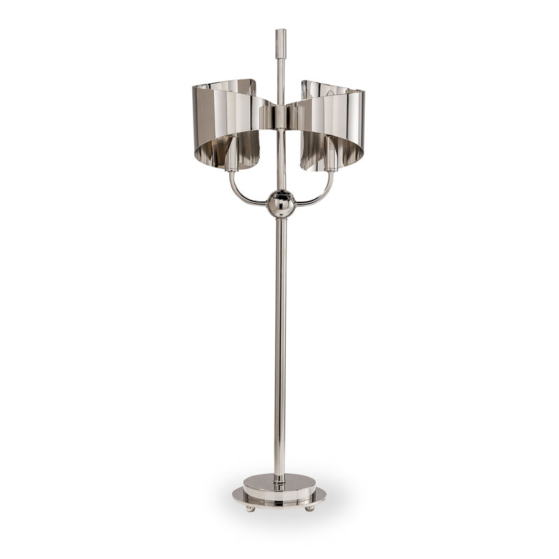 Quinton Table Lamp, Polished Nickel