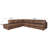 Gustav Leather Corner Sectional