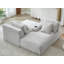 Chaise longue double en velours côtelé-1577590662