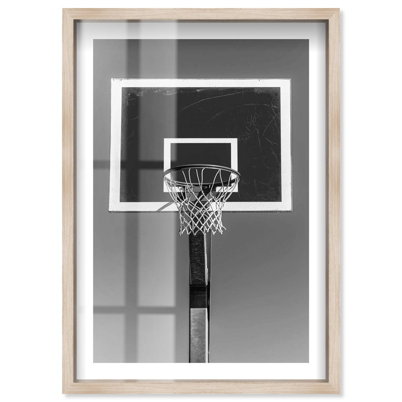 Net Vortex Shadowbox Print Sports, impressions encadrées par Notoriart, H 55 po x l 37 po, Crème, crème