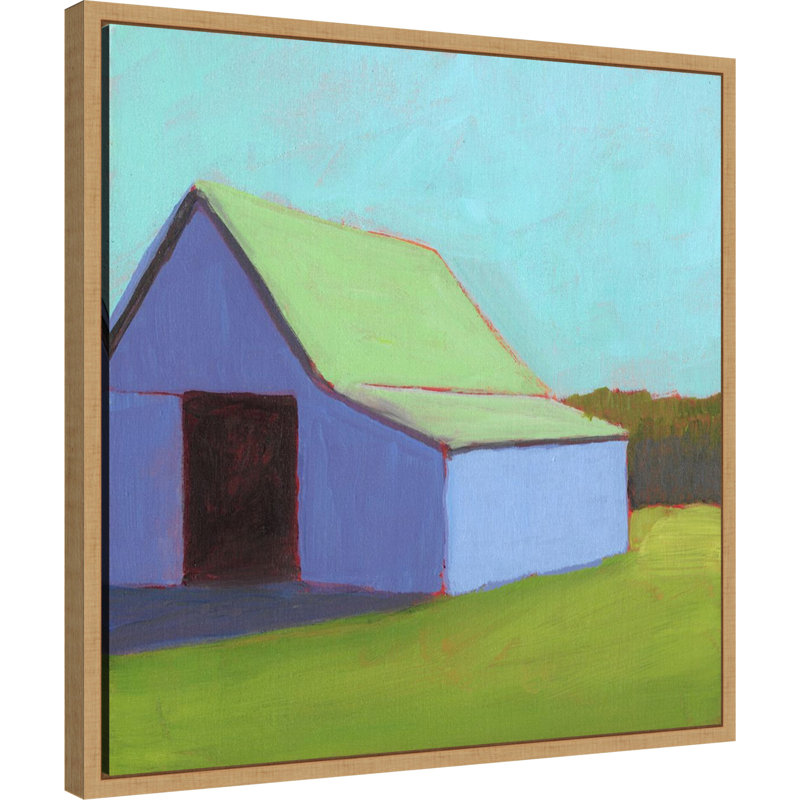 "Homestead Barn I" par Carol Young, reproduction d'art sur toile encadrée, H 22 po x l 22 po