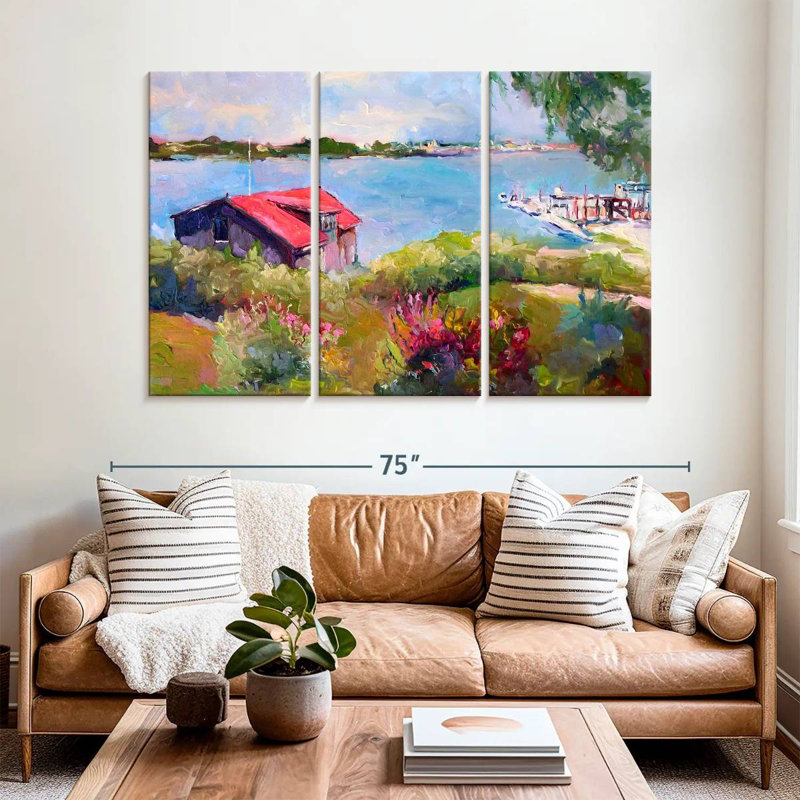 Lilie Reservoir, 42" H x 65" W