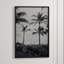 Silver Palms 1' Framed Photographic Print